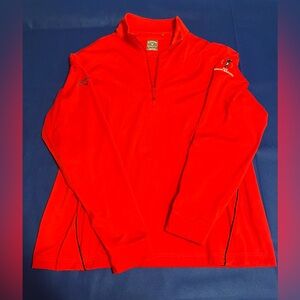 Callaway Weather Series Red 1/4 Zip Pullover Men’s M Golf Stretch